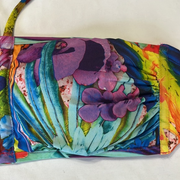 Roberto Cavalli Beachwear Bikini Fascia Bandeau Size S NWT - Picture 3 of 11